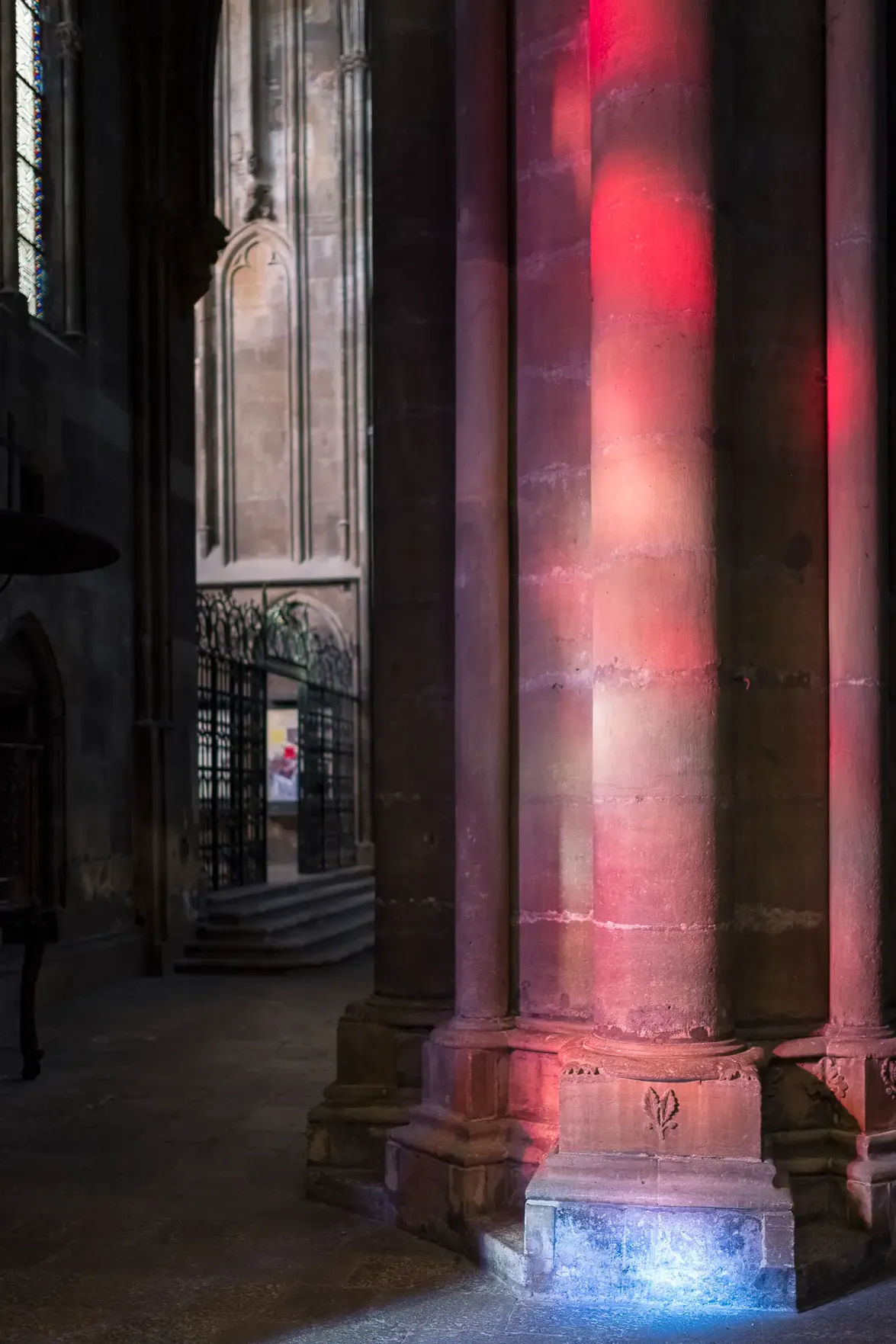 Vue intérieure de la cathédrale de Metz