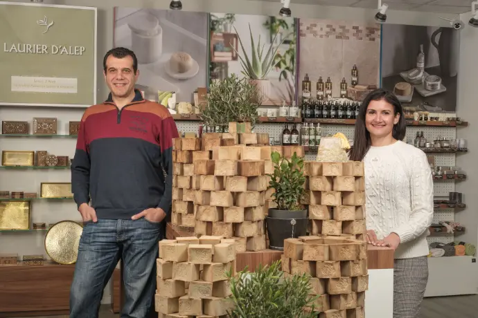 Gérants de la boutique Laurier d&#39;Alep
