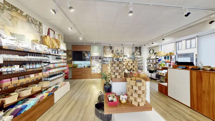 Intérieur de la boutique Laurier d&#39;Alep à Metz