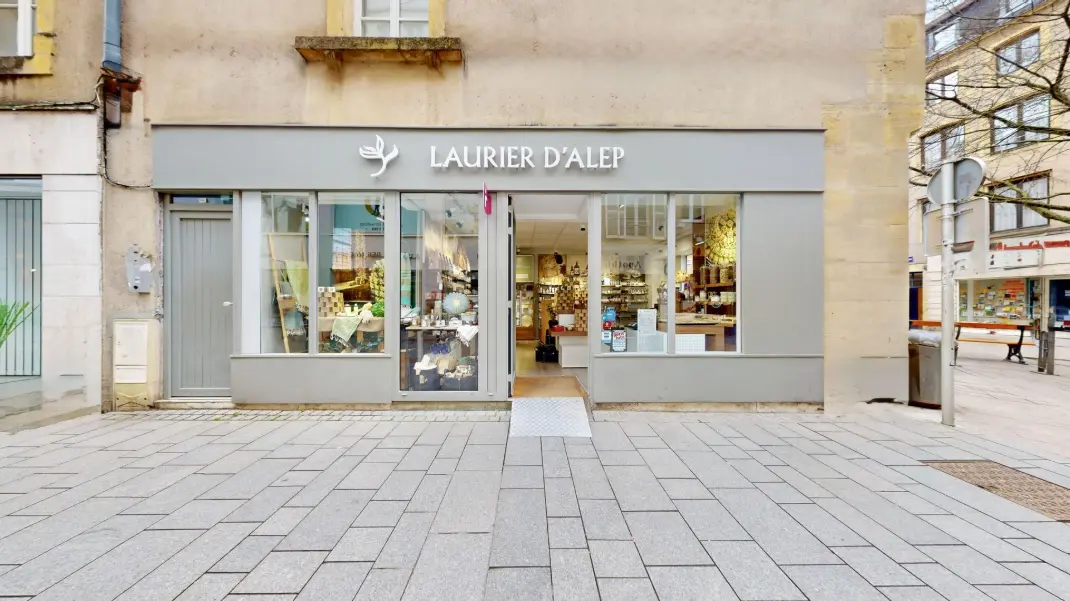 Devanture de la boutique Laurier d&#39;Alep à Metz