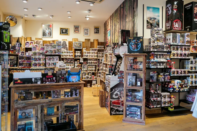 Intérieur de la boutique le Nook du Graoully à Metz