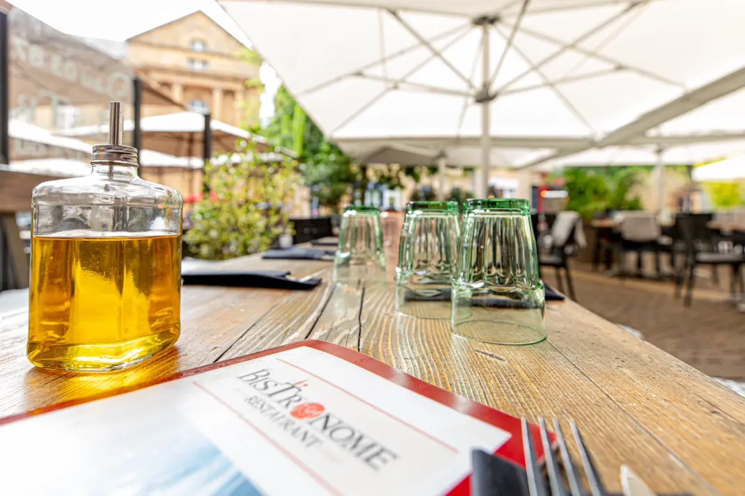 Terrasse du restaurant le Bistronome à Metz