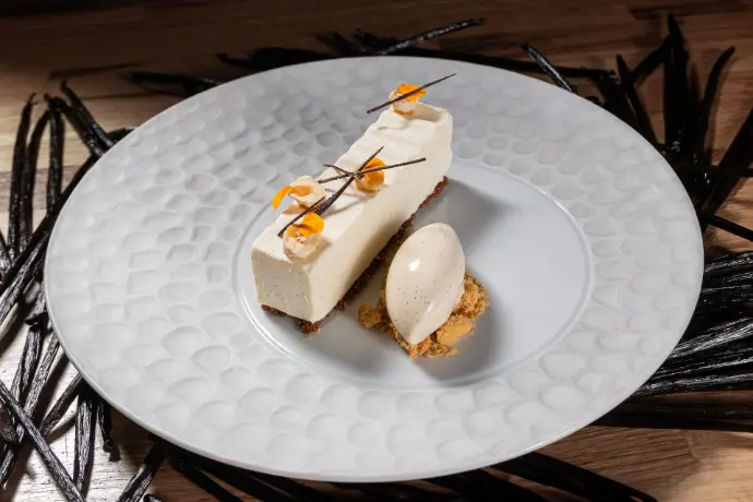 Plat proposé au restaurant derrière à Metz