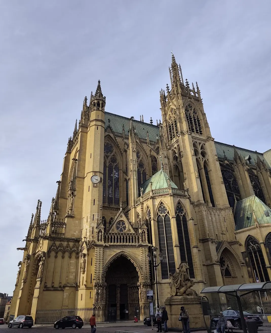 Vue extérieure de la cathédrale de Metz
