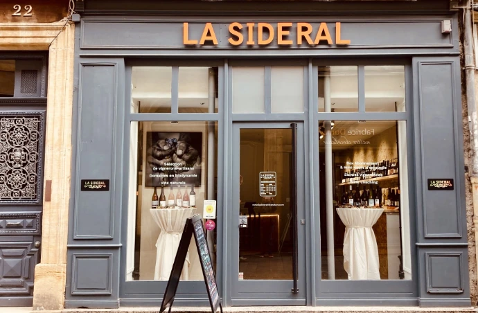 Devanture de la boutique La Sideral