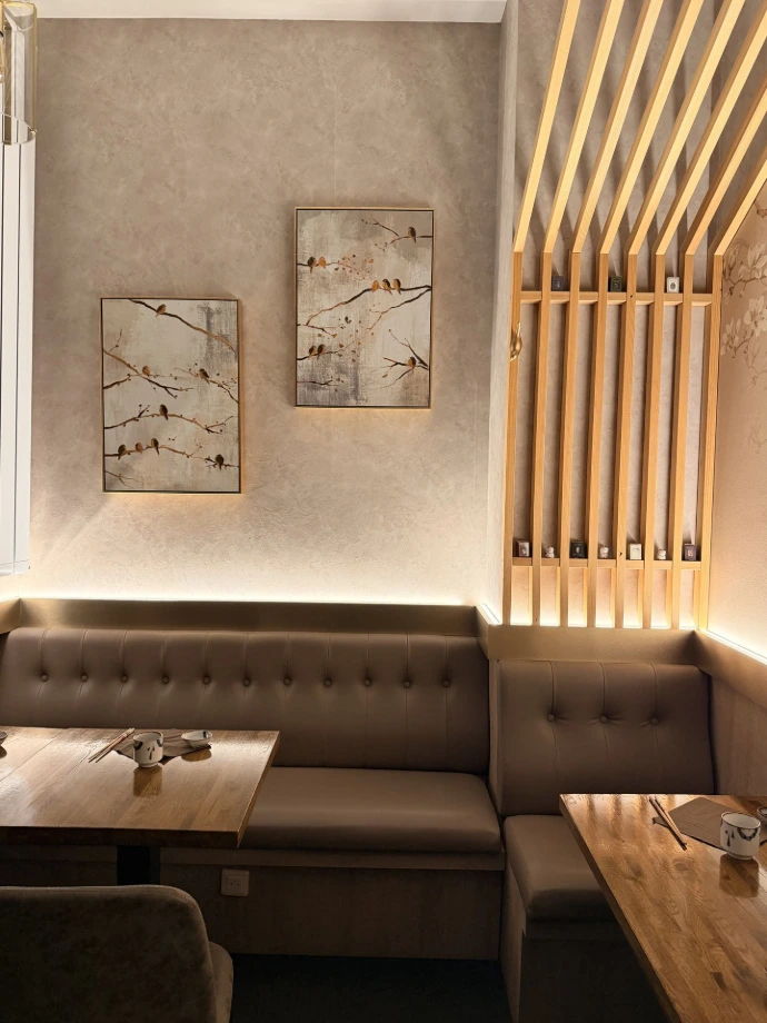 Intérieur du restaurant Fukushima à Metz