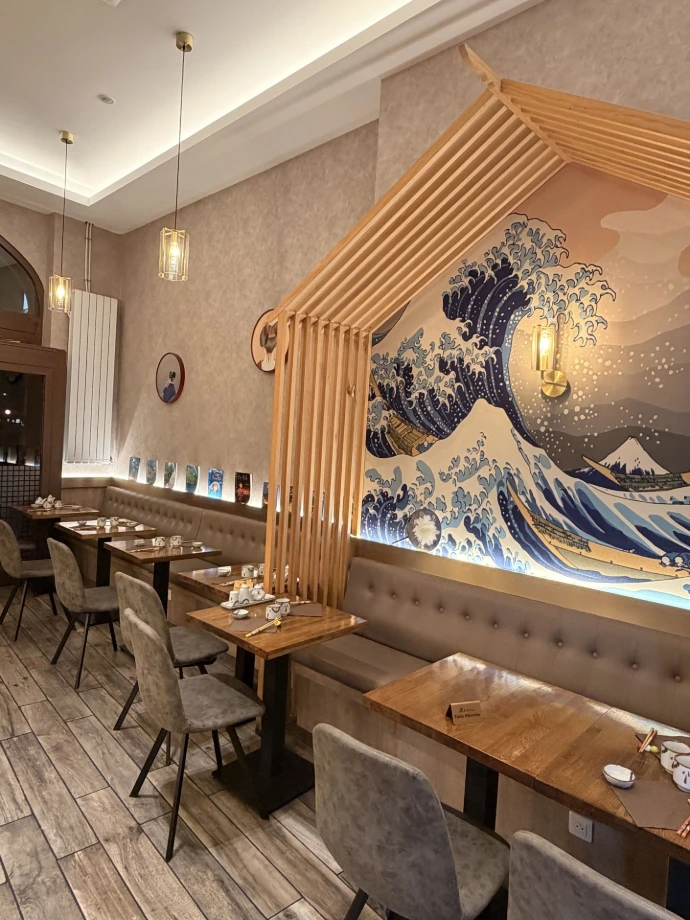 Intérieur du restaurant Fukushima à Metz