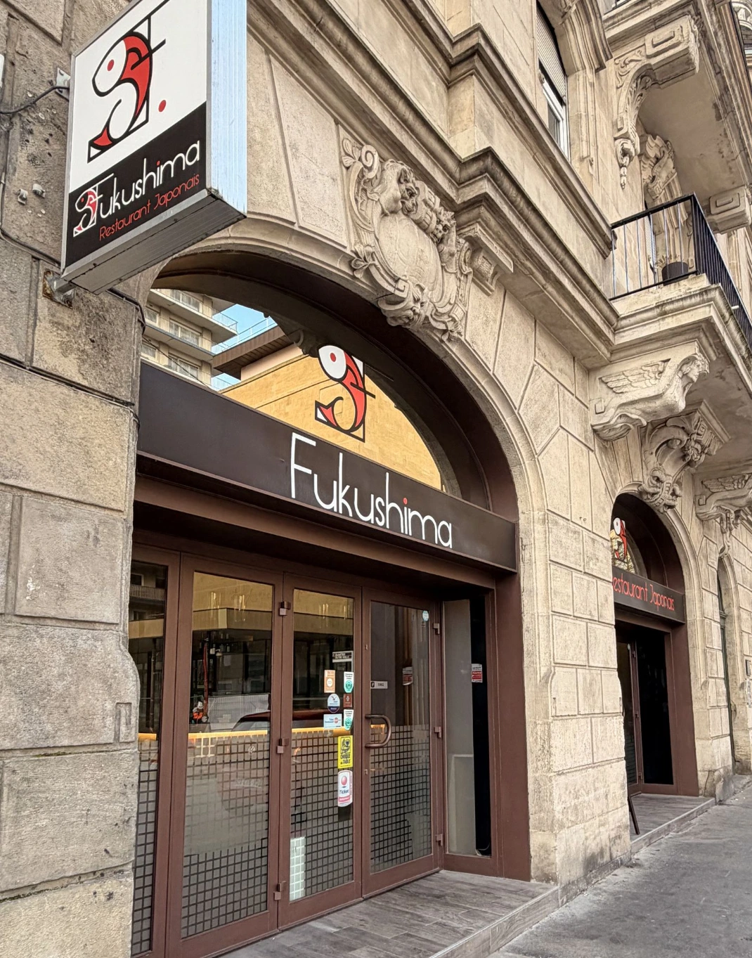 Devanture du restaurant Fukushima à Metz