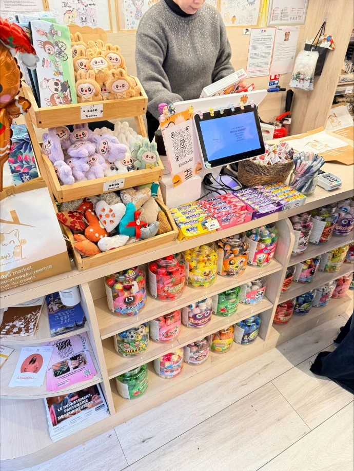 Intérieur de la boutique Ohayô rue du Palais à Metz