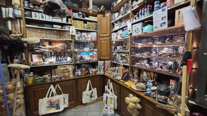 Intérieur de la Droguerie Humbert située en Fournirue à Metz