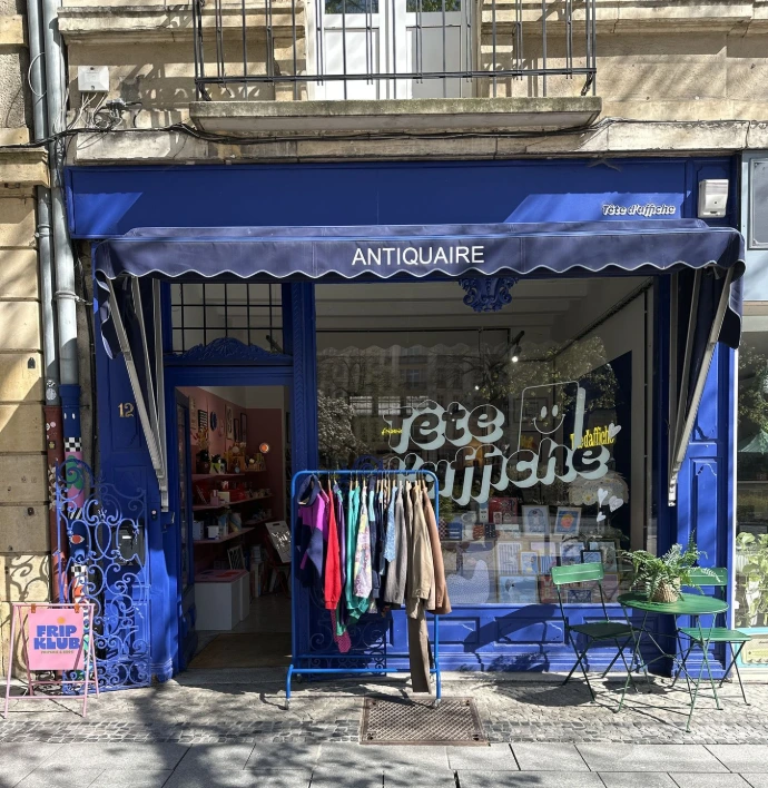 Devanture de la boutique Tête d'Affiche à Metz