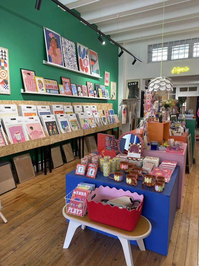 Intérieur de la boutique Tête d'Affiche à Metz