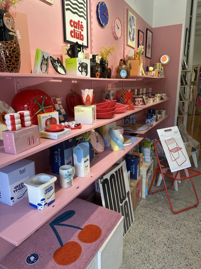 Intérieur de la boutique Tête d'Affiche à Metz