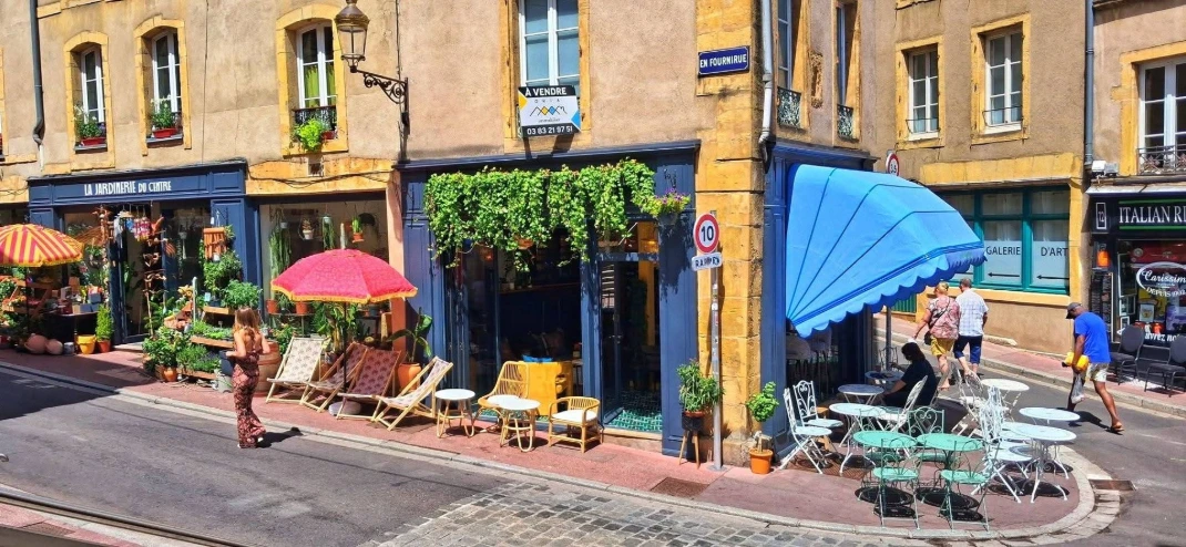 Devanture de la Jardinerie du Centre à Metz en Fournirue