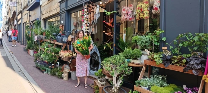 Devanture de la Jardinerie du Centre à Metz en Fournirue