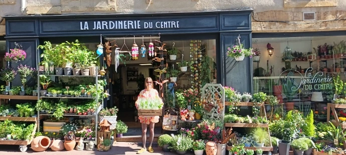 Devanture de la Jardinerie du Centre à Metz en Fournirue