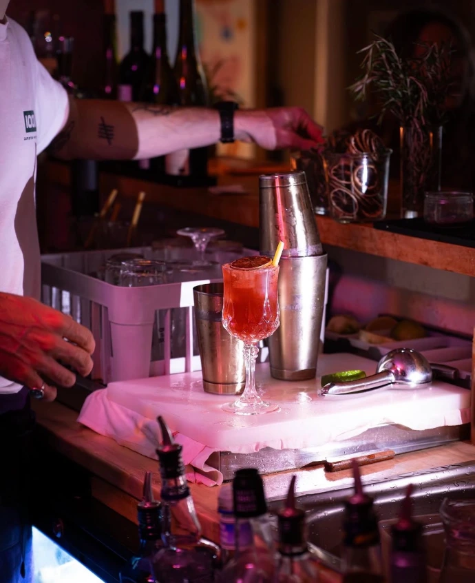 Cocktail proposé au bistro la Station à Metz