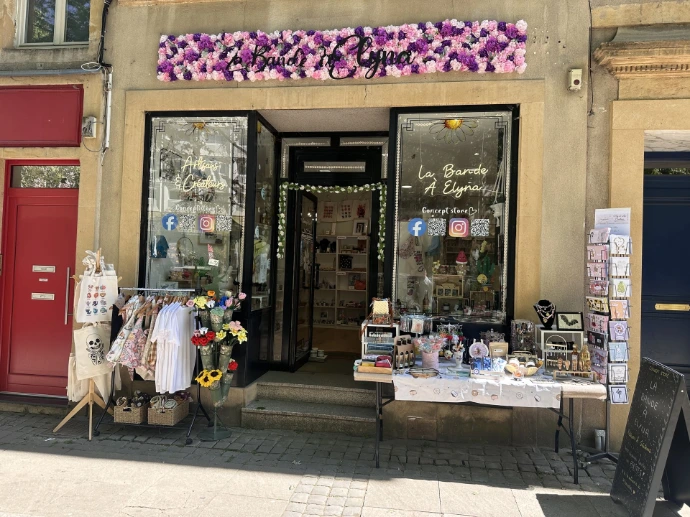 Devanture de la boutique la Bande à Elyna