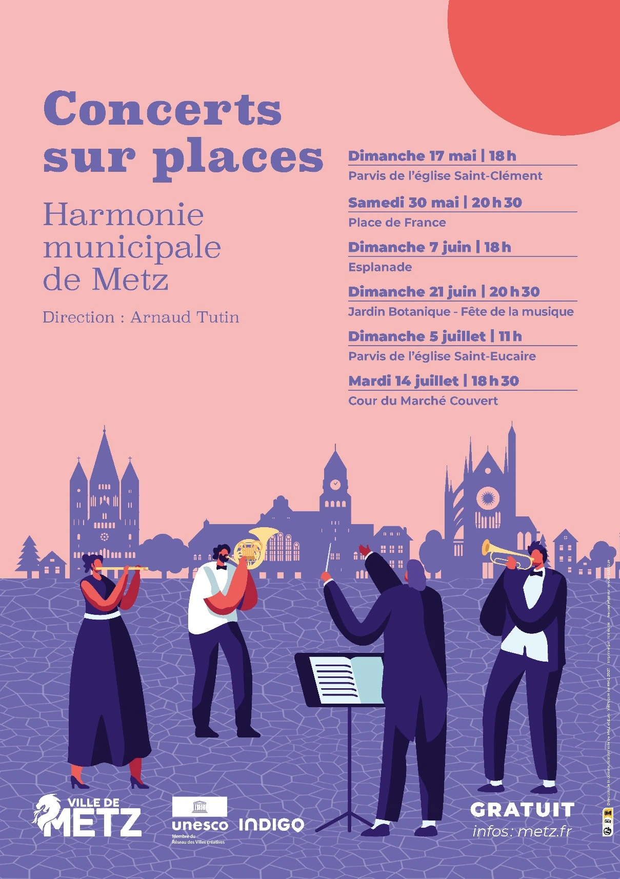 Affiche de l'événement Concerts sur place
