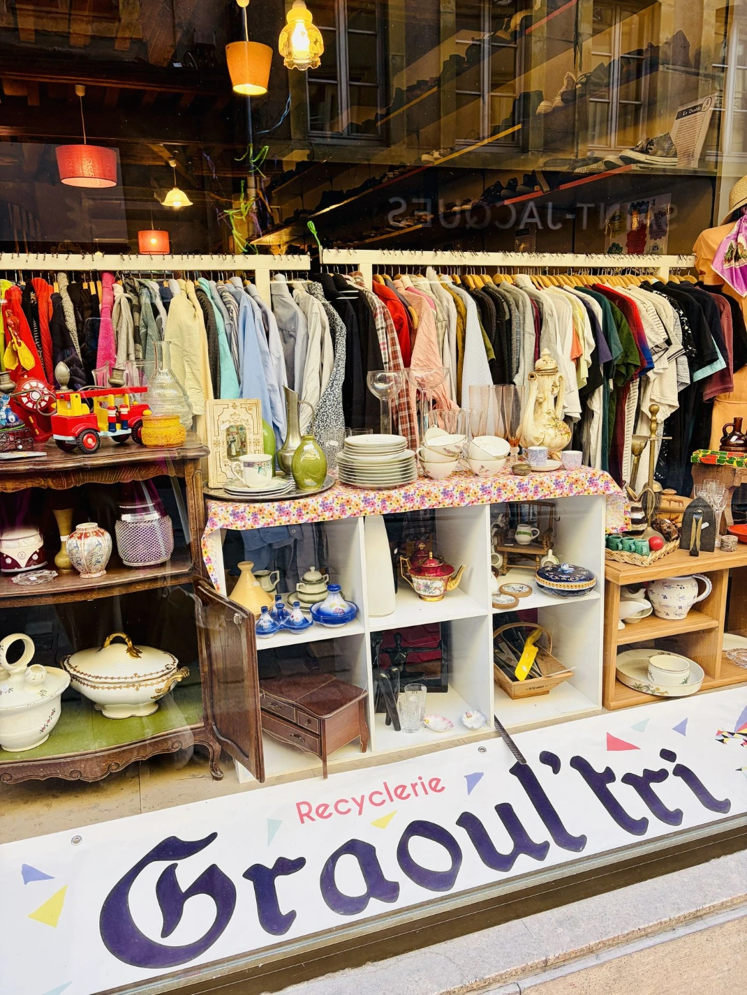 Devanture de la boutique le Graoul'Tri