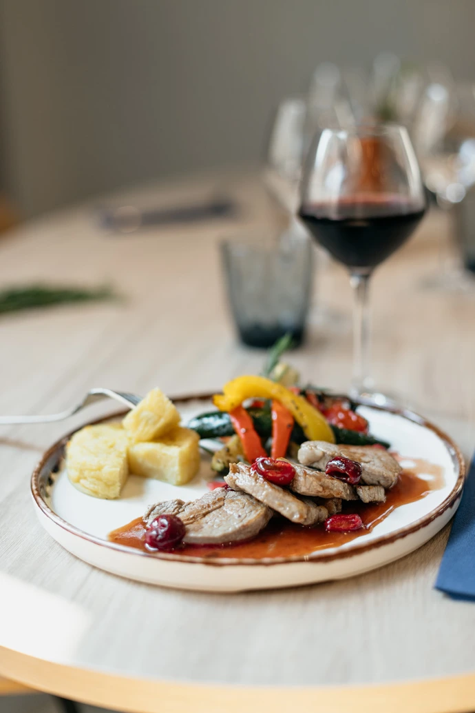 Plat proposé au restaurant Moze, rue du père potot à Metz