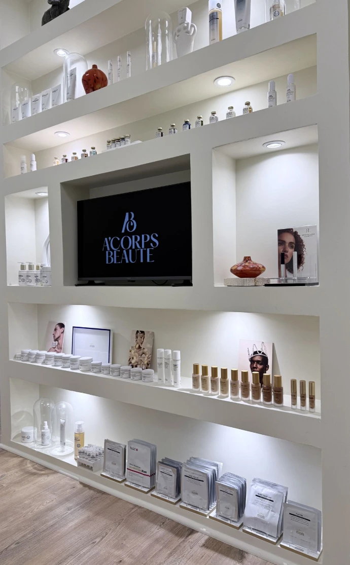 Intérieur A'Corps Beauté située rue Lothaire à Metz
