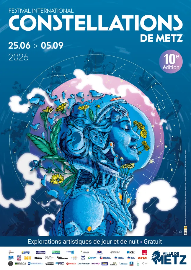 Affiche du festival constellations à Metz édition 2026