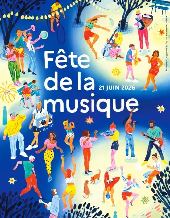 Affiche de la fête de la musique 2026 à Metz