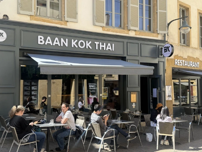 Intérieur du restaurant Baan Kok Thai