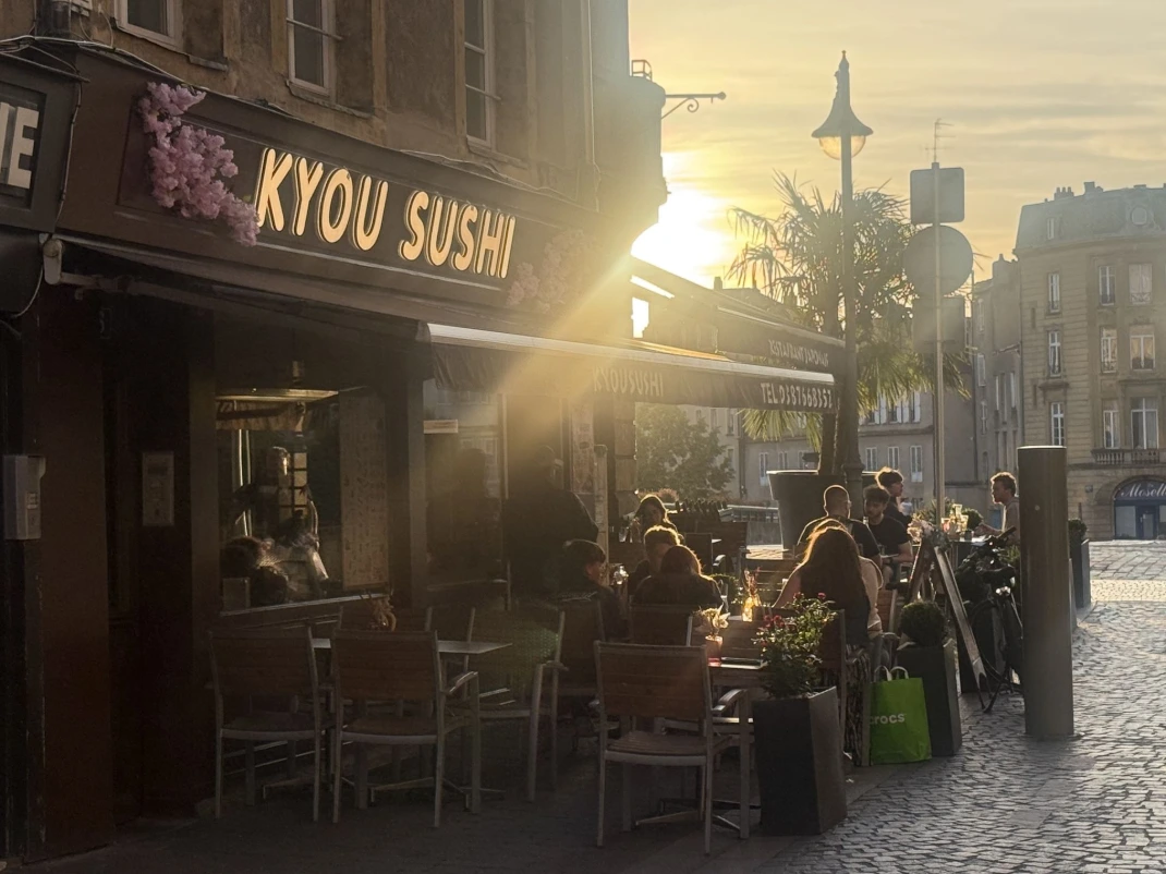 Extérieur du restaurant Kyou Sushi à Metz