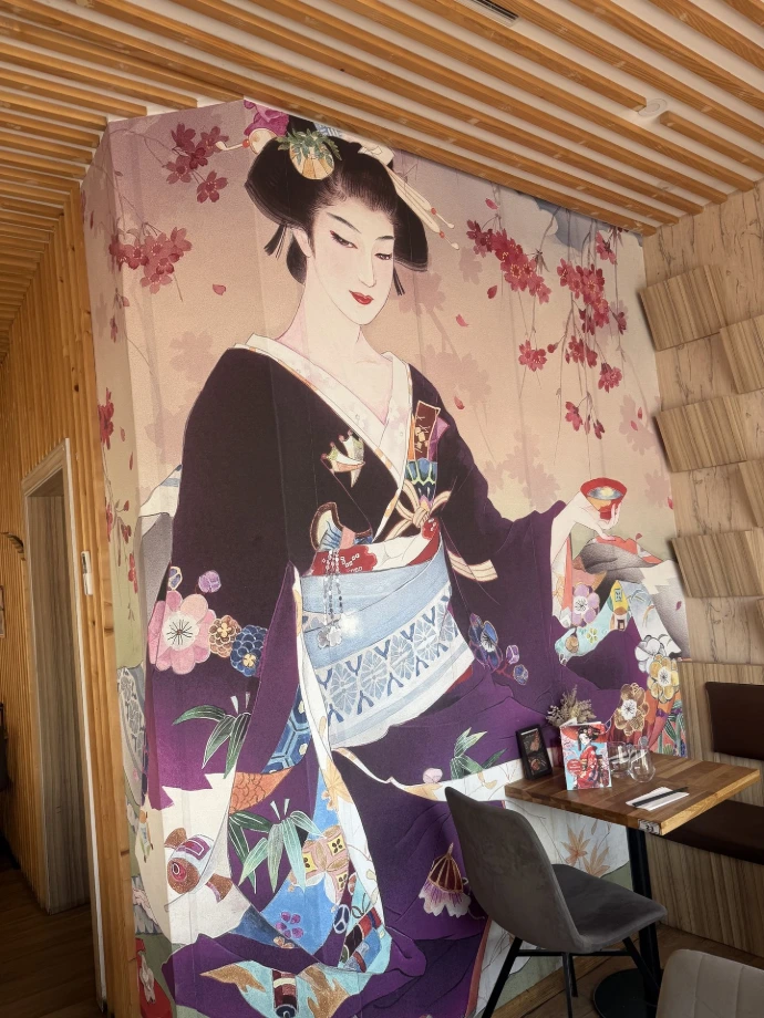 Intérieur du restaurant Kyou Sushi à Metz