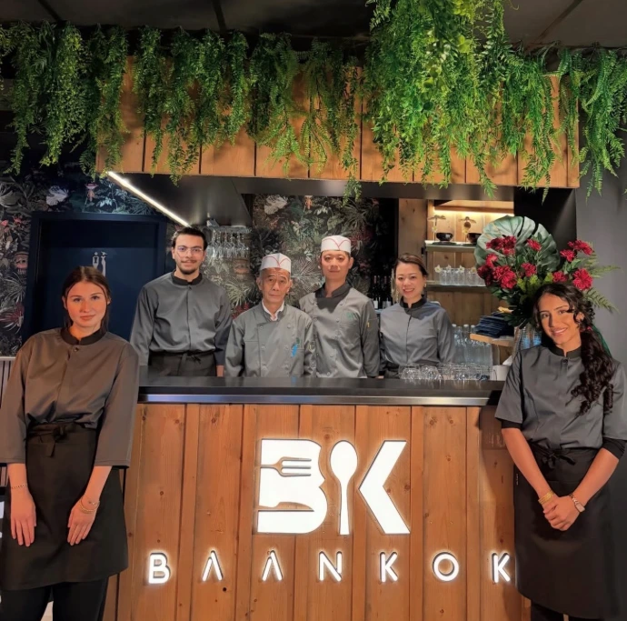 Intérieur du restaurant Baan Kok Thai